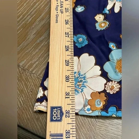 ✨For Love & Lemons Magnolia Ruffled Jumper Midnight Bloom, Size Small - Picture 11 of 16